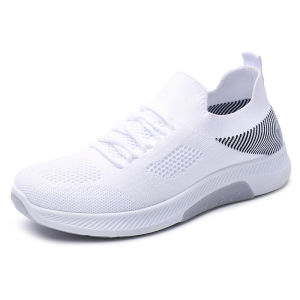 [Free Shipping] Spring And Autumn New Slip-On Elastic Socks WomenS Shoes Non-Slip Soft Sole Casual Shoes For Middle-Aged And Elderly Women