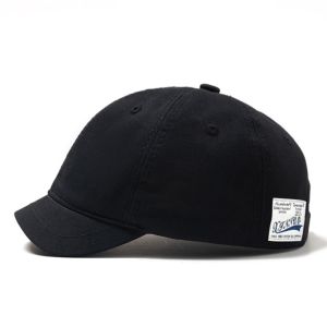 DRESSPLUS Soft Short Brim Baseball Cap Peaked Adjustable Trucker Style Dad Hat Vintage Sunscreen Low Profile Cap Girl