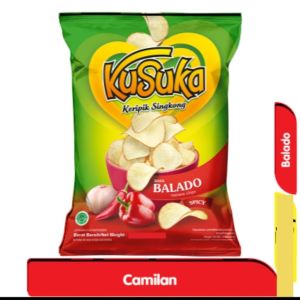 Kusuka Cassava Chips 60g & 180g Packaging