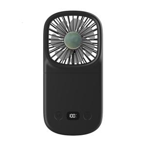 Air Cooling Fan Travel Fan Small Desk Fan Handheld Fan 1200mAh Quiet Fan 100 Speed Adjustable ABS Texture for Children