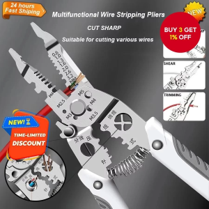Wire stripping pliers multifunctional electrician pliers skin stripping and wire pressing pliers wire stripping tools wire stripping pliers