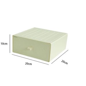 PWT16 พลาสติกทำจากพลาสติก กล่องเก็บของลิ้นชัก วางซ้อนกันได้ การประหยัดพื้นที่ กล่องเก็บเครื่องเขียน ใช้งานได้จริง จุได้มาก ภาชนะเก็บเครื่องสำอาง สำหรับบ้าน