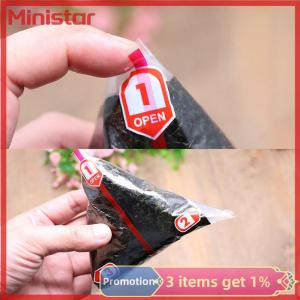 Ministar 20Pcs Double Layers Triangle Rice Ball Packing Bag Seaweed Onigiri Sushi Bag Sushi Making Packaging Bag Tools Accessories