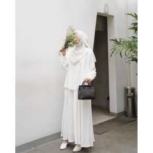 Naira Set / Size S M L XL / Stelan Satu Set Atasan Rok / Baju Atasan Stelan Rok / Stelan Wanita Fashion Muslim Terbaru / Stelan Crinkle