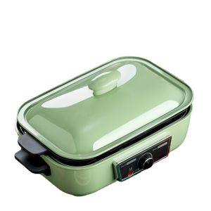 Multi-function Grill Hotpot Cookers Shabu Pot Cooking Hot And Grill Electric Pots Electric Multifunctional Frying Pan