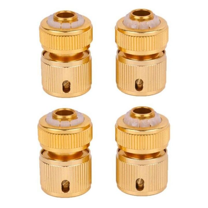 1/4Pcs Brass 1/2" Hose Connector Garden Watering Water Tap Pipe Adaptor
