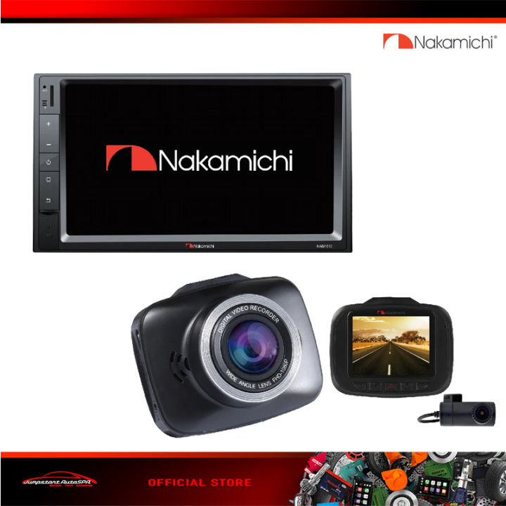 Nakamichi NAM1610 (2din headunit) and Nakamichi ND39W (Frt and rear ...