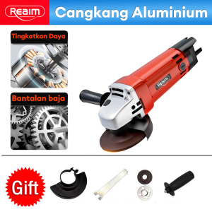 REAIM Gerinda Tangan Variable Speed 400W - Multi Fungsi Daya Kuat untuk Profesional
