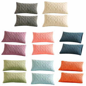 Comforting Milk Velvet Cushions Case Soft Touches Rectangle Washable Pillow Cover for Daily Use and Gift