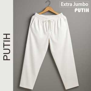KIRANA CELANA PUTIH panjang wanita melar jumbo original