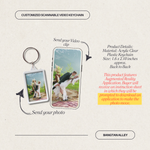 Customized Scannable Video Keychain Gift Ideas Souvenir