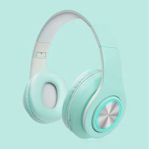 【Premium Quality】B39 Wireless Bluetooth Headphones Foldable Stereo Gaming HeadsetStereo Headphone Headwear Headphones Strong Bass With LED lightEarphones