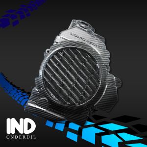 Tutup-Cover-Tameng-Penutup-Pelindung Kipas Radiator-Mesin Karbon-Carbon Honda Vario 110 Karbu-Techno 110 Carbu-Lama-Old-CBS