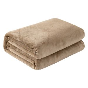 GLOWLITE Màu sắc đồng nhất Chăn flannel Mỏng Thân thiện với da Chăn bọc Phụ kiện giường ngủ Dày lên Chăn ngủ mùa hè Ký túc xá