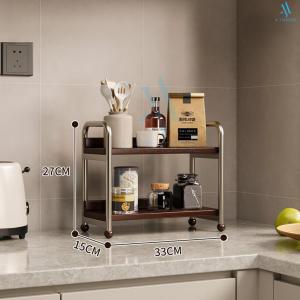 [SG Stock]Metal Frame Bookshelf Freestanding Storage Rack Wood-Look Storage Shelf 3-Tier Open Bookshelf