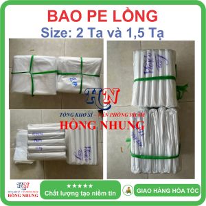 [SALE] 1 kg Bao PE lồng bao dứa 2 tạ / 15 tạ trong suốt - Chất liệu nilon dai bóng đẹp chắc chắn cho bạn an tâm đóng hàng