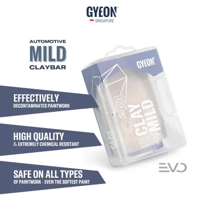 GYEON Q2M Clay EVO Mild 100g -Automotive Car Care Traditional Detailing Clay Bar (Daily Maintenance)