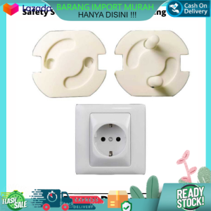 ARAFURA - Safety Socket Plug Listrik EU Spring Style - ZC6001 - White