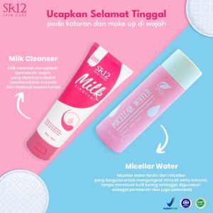 Micellar Water SR12 Skincare & Herbal 100% Original / Cleansing Water Face Mist Air Pembersih Make Up Remover Kotoran dan Debu / Pembersih Wajah Tanpa Sabun Melembabkan Menyegarkan dan Menutrisi Kulit Wajah untuk Semua Jenis Kulit / Aman / BPOM