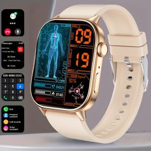 2025 New GPS Smart Watch with GPS Compass IP68 Wireless Call and Text Reminders 2.01" HD Large Display 170+ Sports Mode Zinc Alloy Outdoor Sports Fitess Tracker Smartwatch Watch for Compatible with Android 8 iOS