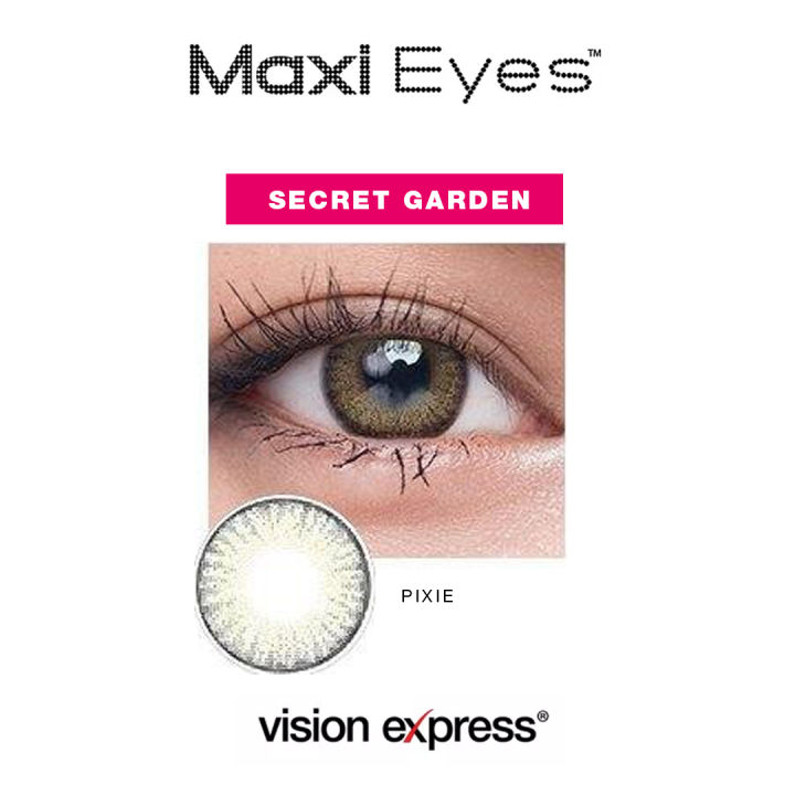 Vision Express Maxi Eyes Secret Garden Series Colored Graded Contact