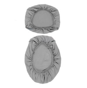 2ชิ้นฝาห้องน้ำสากลและฝาครอบอ่างล้างหน้าคู่กันความชื้นง่ายทำความสะอาดห้องน้ำเพิ่มเติม