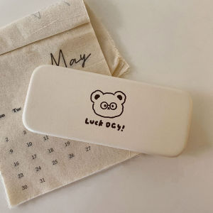 กล่องใส่แว่นตา  กล่องเก็บแว่นตาน่ารัก พกพาสะดวก หนังPU