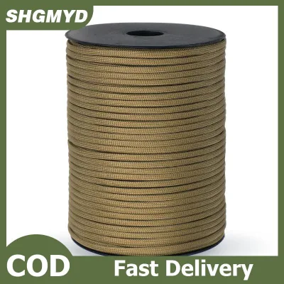 SHGMYD 100m 550 tiêu chuẩn quân sự 9-lõi Paracord Dây 4mm ngoài trời dù dây tồn tại ô Lều dây cắm trại dây đeo