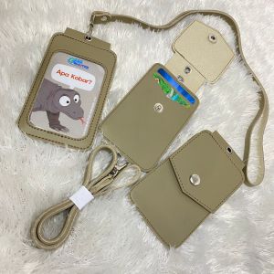 NAME TAG IDCARD KULIT SINTETIS PREMIUM RN104