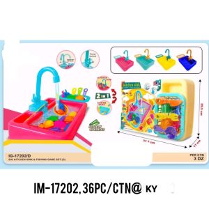 KIDZOONAA - KITCHEN SINK MAINAN WASTAFEL ANAK CUCI PIRING / WASH SINK