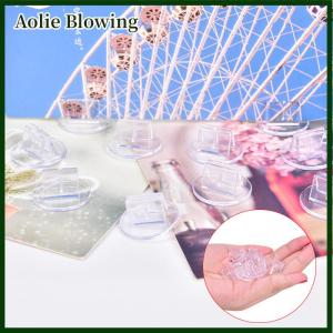 Aolie 10 Pcs Plastic Cards Stand Unique Transparent Props for Paper Board Games Cards