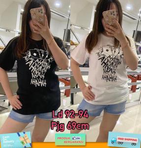 Godwin Collection - Kaos Cosina Kaos Wanita Premium Combed 30s Baju Atasan Wanita Kaos Gambar Kartu