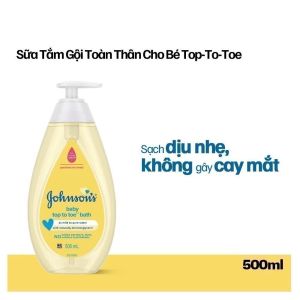 Sữa tắm gội toàn thân mẫu mới Johnsons TOP TO TOE 200ml 500ml