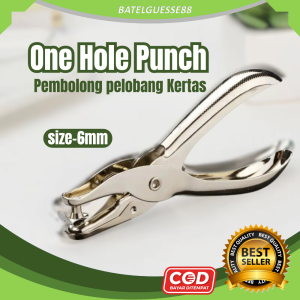 DNV - Pembolong Pelobang Kertas 1 Lubang Combo Perforator Single One Hole Punch 6mm