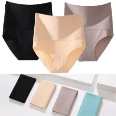 Soft stretch seamless tummy control panty underwear body shaper thick  cotton quality korean lingerie