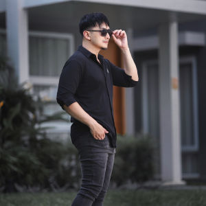 AFTERNITE - Polo Shirt Kemeja Atasan Berkerah Premium Pria Distro Dewasa Bahan Katun Anti Bakteri