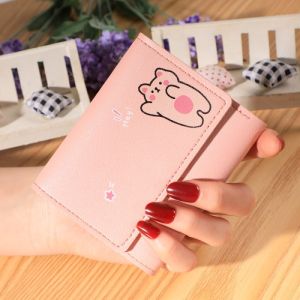 Dompet MINI LUCU / Dompet Wanita LIPAT Cantik Hey Cat Women Wallet Murah