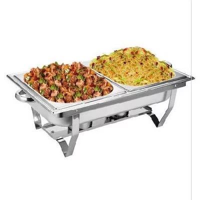 Chafing Dish 11L Food Warmer Buffet Stainless Square With Fuel