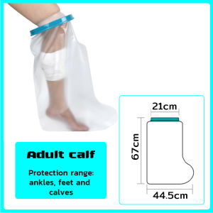 (Local Ready Stocks)Leg Injury Protector Ankle Wound Protector Bath Adult Watertight Cast Bag Showering Surgery Calf Foot Elbow Hand Arm Cover for Shower