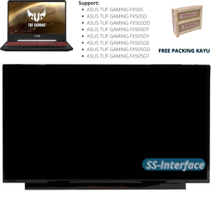 LAYAR LCD LAPTOP ASUS TUF GAMING FX505 FX505D X505DD FX505DT FX505DY FX505GE FX505GD FX505GT PANEL MONITOR NOTEBOOK