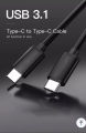 [ส่งจากไทย]สายชาร์จ  type c to type c 25W สายชาร์จ Type-Cทั้ง2ด้าน ยาว1m  ของแท้ รองรับ ชาร์จไว Fast charger รับประกัน 1 ปี. 