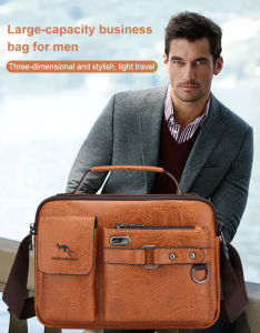 Lonice Store Mens casual large capacity shoulder crossbody bag crossbody briefcase Lanvin Bag Lole Bag - Lazada