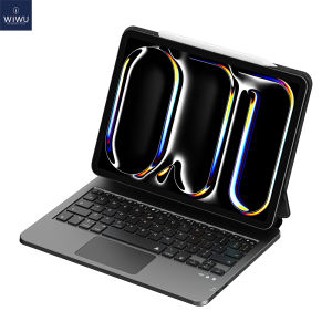 WIWU iPad Keyboard Case for iPad Pro/Air 11 and iPad Air 7th/6th/5th/4th Generation Magnetic Keyboard Case with Multi-Touch Trackpad for iPad Pro 12.9 2024