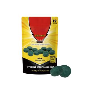 AMZ Rodent Repellent Pills: Indoor and outdoor home rodent repellent prevents interference prevents chewing and provides fresh rodent repellent for multiple scenarios