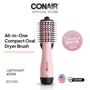 Conair All-in-One Compact Oval Dryer Brush / Sisir Angin Pengering Rambut