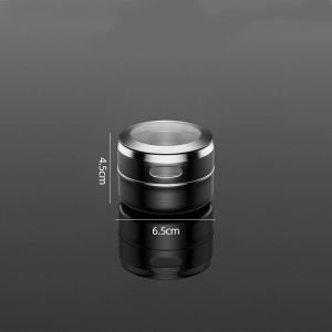 Magnetic Spice Jar Stainless Steel Seasoning Bottle Condiments Container Dustproof Visible Seasoning Preservation Can