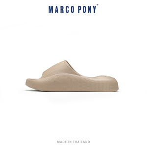 Marco Pony รองเท้าแฟชั่นลําลอง รองเท้าแตะผู้หญิง แกันลื่น ทนต่อการสึกหรอ แฟชั่น ลำลอง ลายอุ้งเท้าแมวน่ารัก   MH9028