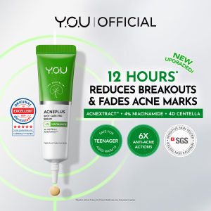 YOU AcnePlus Spot Care Pro Serum with 4D Centella Pionin Rapid Acne Treatment Relieve Breakouts Soothe Skin 15g