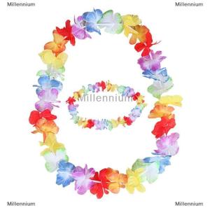 [COD] Millennium 10pcs Hawaii hoa leis Vòng Hoa Vòng Cổ ưa thích ăn mặc bên Hawaii bãi biển vui vẻ