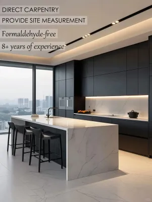 【SG Local Contractor】【Custom Furniture】Kitchen Renovation /Island Table /Kitchen Cabinet / Carpentry works